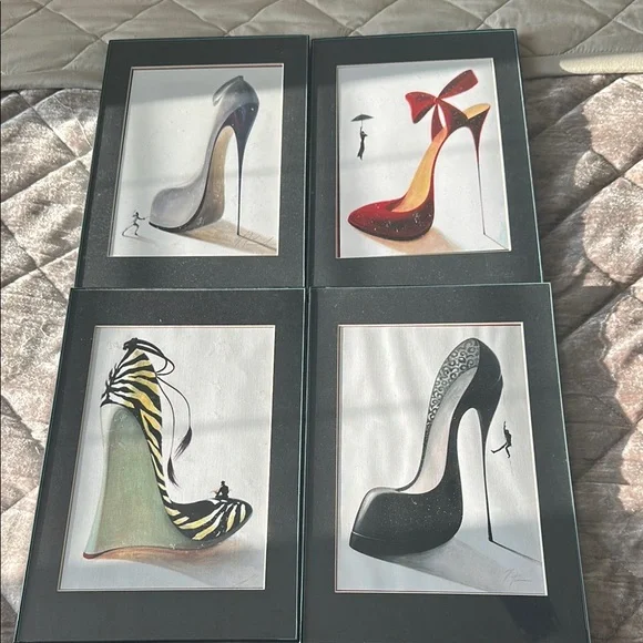 New- 4 piece picture collection of Elegant Women's High Heel Shoes - set - Picture 2 of 14
